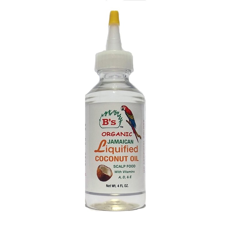 Jamaican Liquified Coconut Oil Bottle, 4 oz.