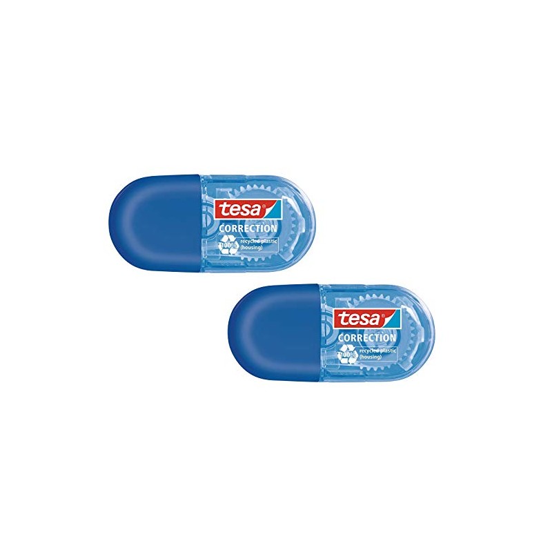 tesa ecoLogo Mini Correction Roller, Small and Ergonomic, 6 m