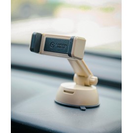 GORDON MILLER 1735844 Car One Push Q Van Smartphone Holder, Coyote Beige