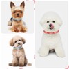 Rhinestone Dog Collar, 2 Pack Bling Dog Collar for Small