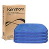 Kenmore KP1010 Steam Mop Textile Pads, 4 Washable Pads for