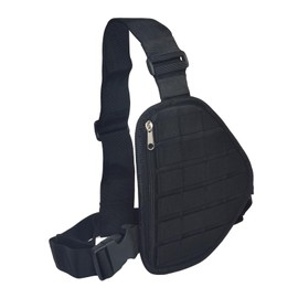 UAYESOK MOLLE Tactical Chest Rig Bag - Durable Crossbody Pack for Outdoor Adventures & Everyday Carry, Quick-Release Buckle