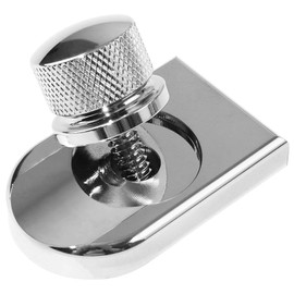 Silvery Chrome for Harley Seat Bolt | Stainless Steel Bolt/Screw with Mounting Knob Cover | Compatible for Harley-Davidson 1996-2024