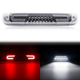 SHINEFIT LED Third Brake Light Replacement for 2007-2014 Silverado Sierra 1500 2500 3500 HD High Mount Stop 3rd Brake Light White Cargo Light Lamp