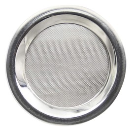 Nklaus Ø 12,5cm sieve replacement sieve for incense burner metal silver matt replacement accessories smoking pot replacement grill 3298