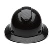 Pyramex SHINY BLACK GRAPHITE FULL BRIM PROTECTIVE CONSTRUCTION HARD HAT