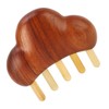 Rosewood Meridian Comb Wide Comb Teeth Reduce Stress Wooden Scalp