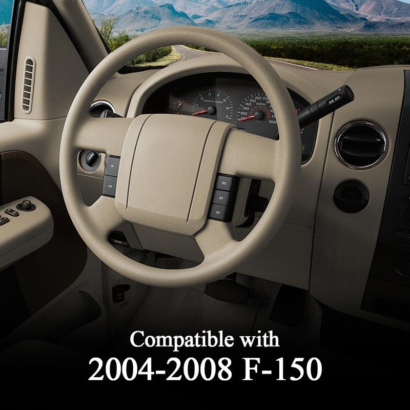 PIT66 Beige Instrument Cluster Dash Bezel Trim, Compatible with Ford