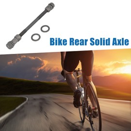 A ABSOPRO Bicycle Rear Solid Axle 9.5mm Wheel Hub Axle Rear Axle Solid Shaft