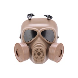 M04 Full Face Cover M05 Prop Biochemical Gas Face Shield with Dual Fan Filter Tanks UV Proof Sunglasses Lens