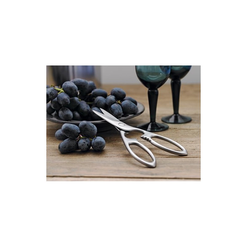 ZWILLING 41470-000 Twin Select Satin Cooking Scissors, All Stainless Steel,