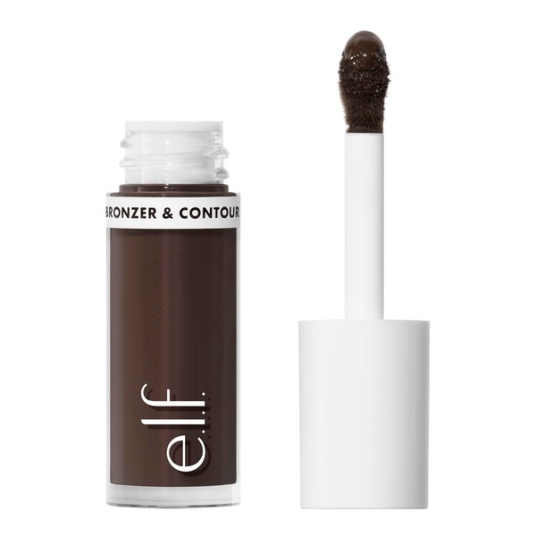 e.l.f. Camo Liquid Bronzer & Contour, Silky Highly Pigmented Formula,