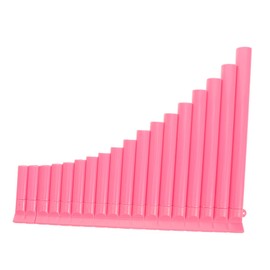 Kisangel Pipe Pink Pan Flute Traditional Chinese Musical Instrument for Beginners and Students Easy to Learn Ethnic Campus Music Performance and Teaching Panflute