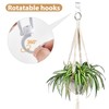 Mkono Ceiling Hooks for Hanging Plants, Heavy Duty Metal Plant