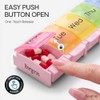 Premium Pill Organiser 7 Day Monday Start, Weekly Pill Box,
