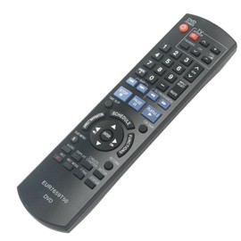 AULCMEET EUR7659T50 EUR7659Y60 Fernbedienung Ersatz passend für Panasonic DVDR HDD Recorder DMR-EH55 DMR-EH55S DMR-EH55EC1S DMR-EH55EC DMR-EH65ECS DMR-EH65ECK DMR-EH56EG DMR-EH65EP DMR-EH55 DMR-EH56