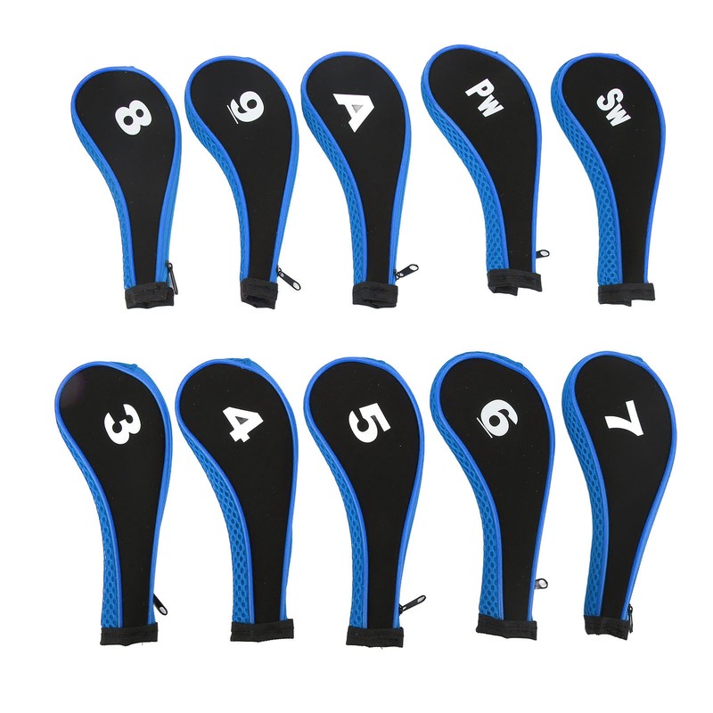 10Pcs Golf Club Head Cover Neoprene Golf Head Cover for