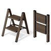 Mayi Plus 2 Step Ladder,Aluminum Folding Step Stool for Adults,Step