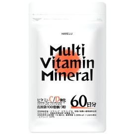 HARELU Multivitamin Mineral Supplement, 60-Day Supply, Dietary Supplement, Middle-Aged, Domestically Produced, 180 Tablets