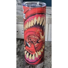 Judas Priest Invincible Shield Vio-lence: Eternal Nightmare 30 oz tumbler CUSTOM MADE