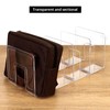 QWORK Clear Plastic Purse Handbag Organizer for Closet, 2-Pack 4