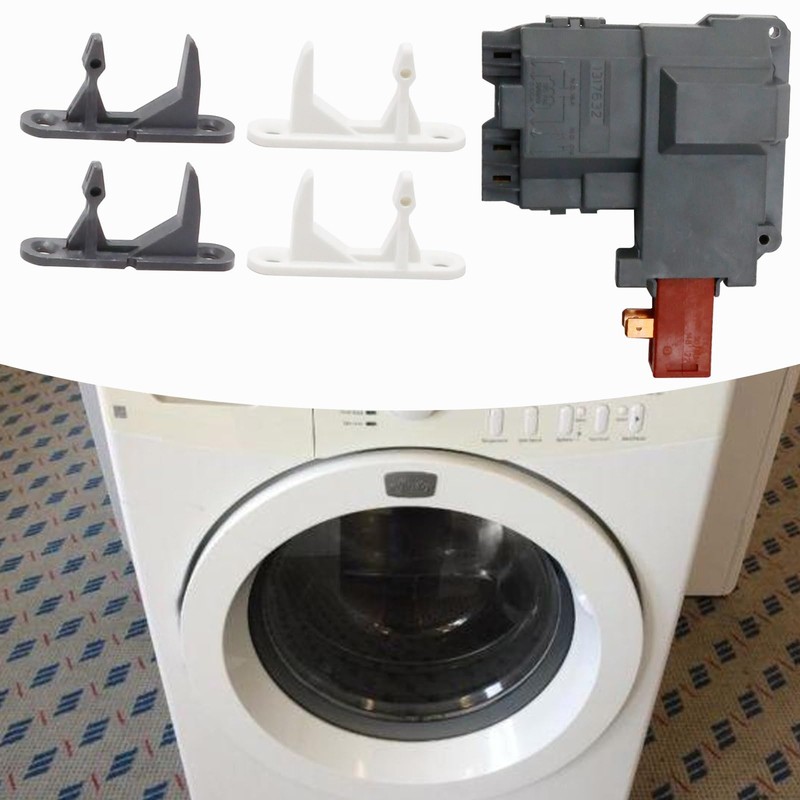 MDEOOSKY 131763256 Washer Latch Lock Set Door Latch Lock Switch,