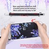 DLseego Purple Lavender Switch OLED Protective Case Anti-Scratch Dockable Clear