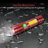 Vnina Rechargeable Tactical Flashlight, USB Magnetic Flashlights with COB Flash
