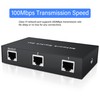 GINTOOYUN 2-in 1-Out RJ45 Network Manual Switch Selector 1-in 2-Out