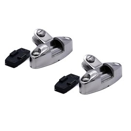 2pcs Bimini Universal Deck Hinge Pivot Mount Stainless Steel Marine Grade Boat Fitting