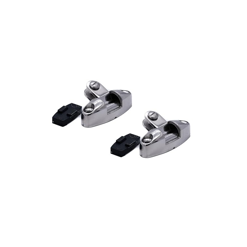 2pcs Bimini Universal Deck Hinge Pivot Mount Stainless Steel Marine