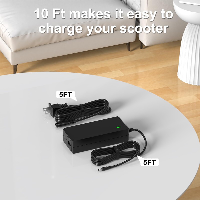 42V 2A Charger for EVERCROSS Scooter Charger Compatible with EV08E
