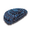 Elegantes embragues de cristal para mujer, bolso de mano de