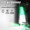 WINECO 8PCS LED Strobe Lights 12V Sync Feature Green White