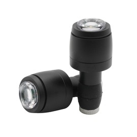 NordTur LW-R20TN Bicycle Light, Rear Handlebar End Mount, Set of 2, Includes Turn Signal Function, Waterproof, Dustproof, IP65, USB Type-C Charging, Waterproof