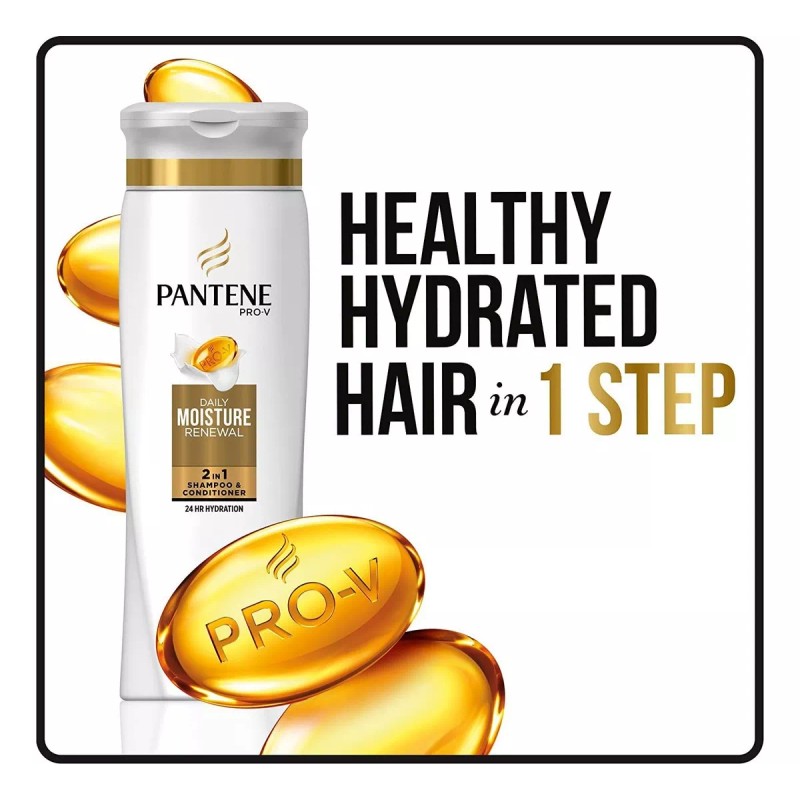Pantene Pro-v Daily Moisture Renewal 2 En 1 Champú Y