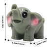 OZLMC 50 Pcs Mini Elephant Figurines for Fairy Gardens,Miniature Landscapes,Small