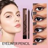 Smudge-Proof Long-Lasting Makeup Eyeliner Pencil,24hr Waterproof Eyeliner,Eyebrow Pencil,Ey-eliner Pen,No Fading,Achieve