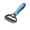 pet grooming brush (blue)