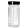 Qorpak GLC-01493 Clear Glass Graduated Medium Round Bottle with 38-400