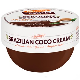 Palmer's Coconut Oil Formula Brazilian Coco Cream with Vitamin E, 8.8 Fl Oz, Whipped Bum, Bust & Body Cream, Helps with Skin Tightening & Firming