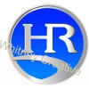 Whitney HOLIDAY RAMBLER RV LOGO Lettering decal Graphic Blue 9.5