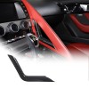 carcartrim-2022 Carbon fiber Look Gear Shift Side Strip Cover For