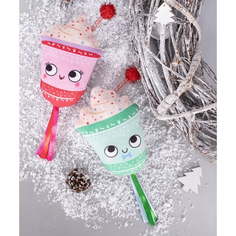 YöL Pack of 2 Carrot & Sprout Cat Nip Toys
