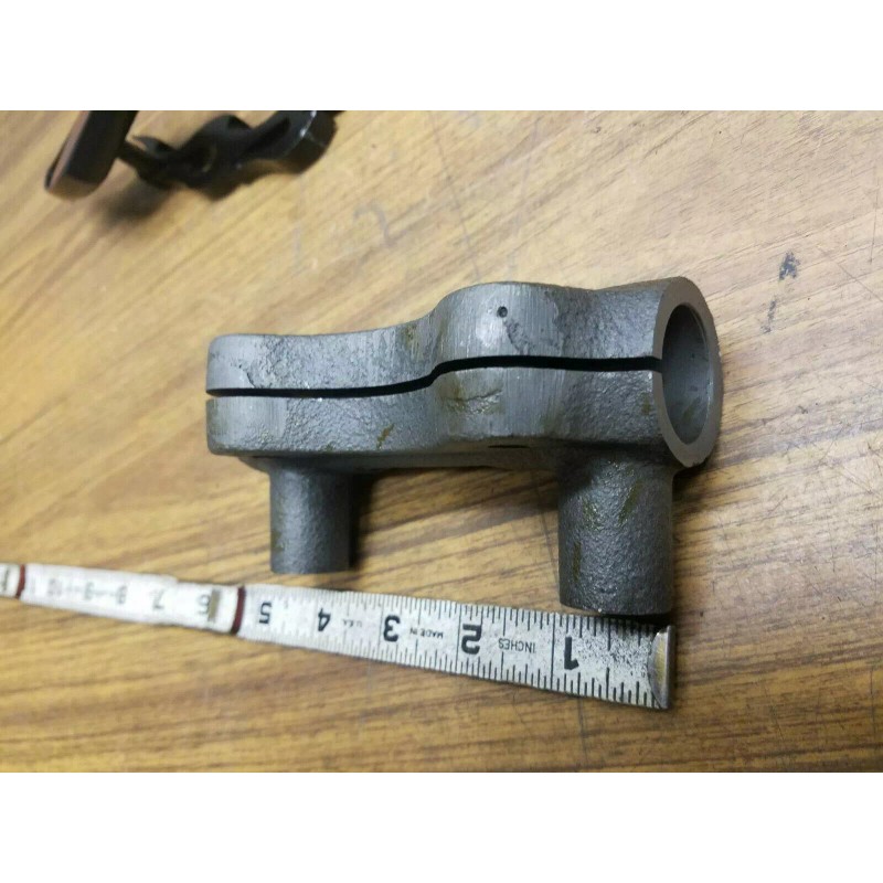harley Nos Handlebar Risers Clamp Two Piece handlebars Panhead FLH