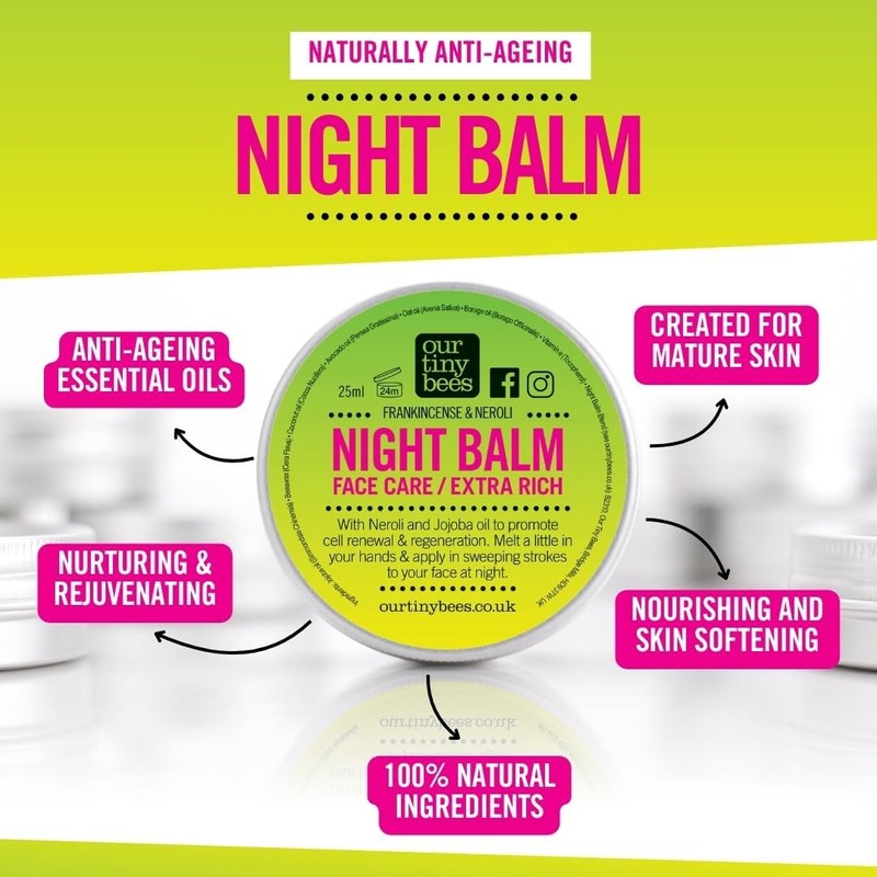 Frankincense and Neroli Face Balm |100% Natural Balm | Deeply