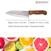Chef Knife 6 Inch - MATTSTONE HILL Cook's Knife, Kitchen