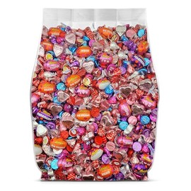 Pink Candy Bulk Variety Pack 2lb - Individually Wrapped Candy for Gift Bags, Party Favors and Goodie Bags - Assorted Chocolate Bulk Candy - 2 Pounds