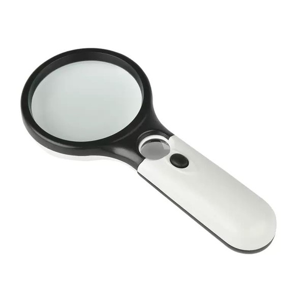 Tirlsy Magnifying Glass with Light, Magnifier 10X30X Handheld Illuminated Lighted