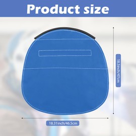 Welding Helmet Cover,Welding-Helmet Accessories Extended FR Cotton Hood Back Cover with Press Fit Seal,for Welding Neck Protector, Fit for Most-Welding-Helmets(Blue)